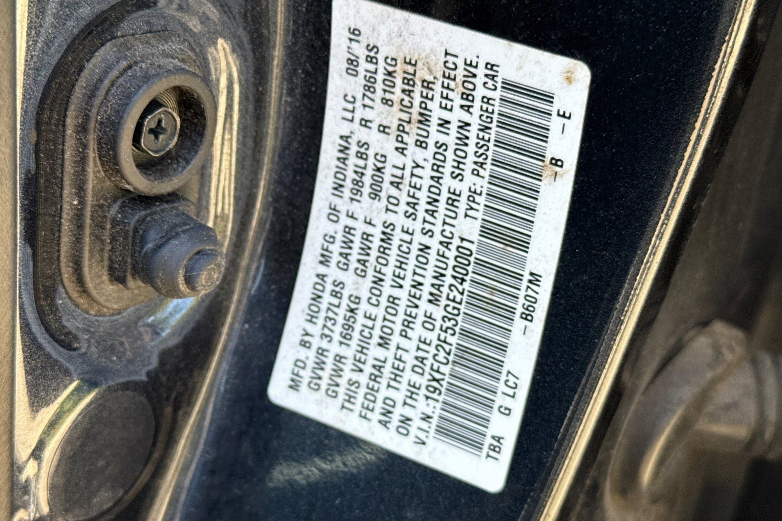 2016 Honda Civic LX