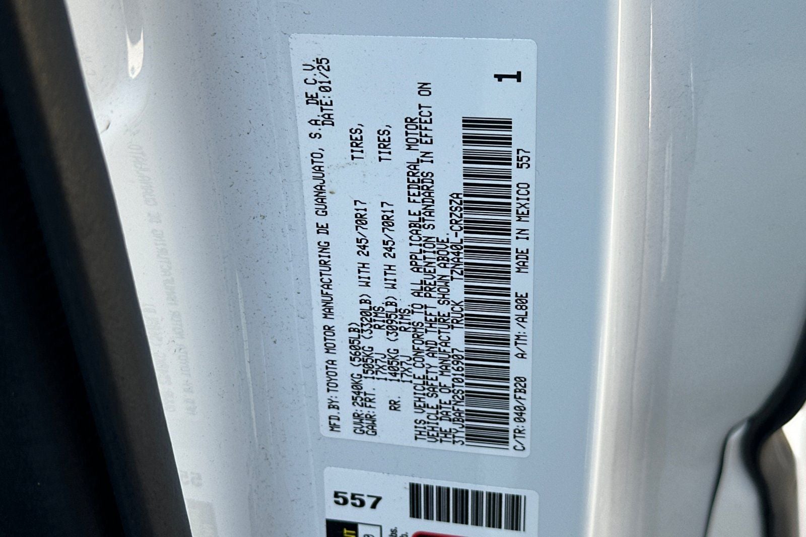 2025 Toyota Tacoma SR5