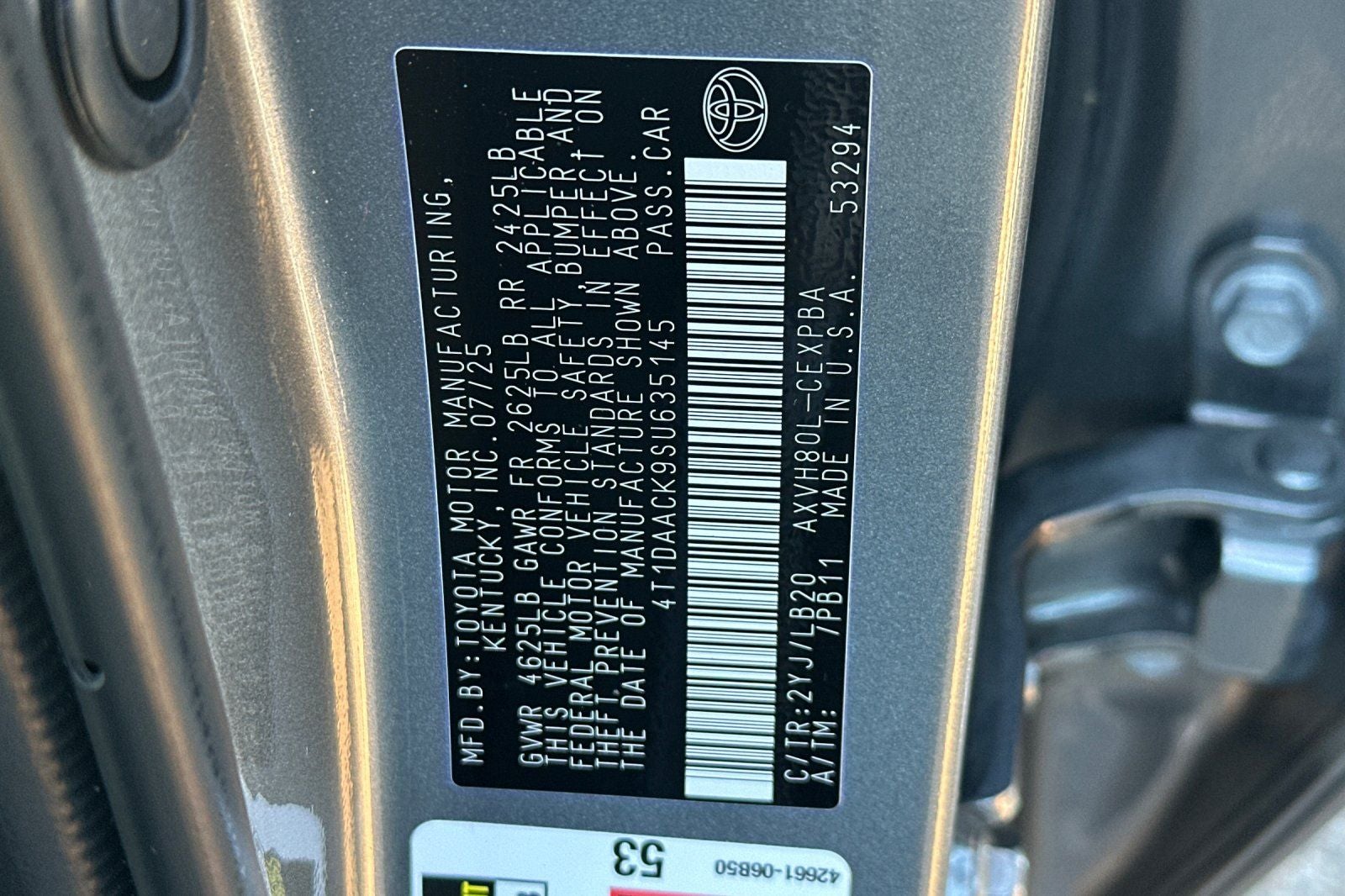 2025 Toyota Camry XSE