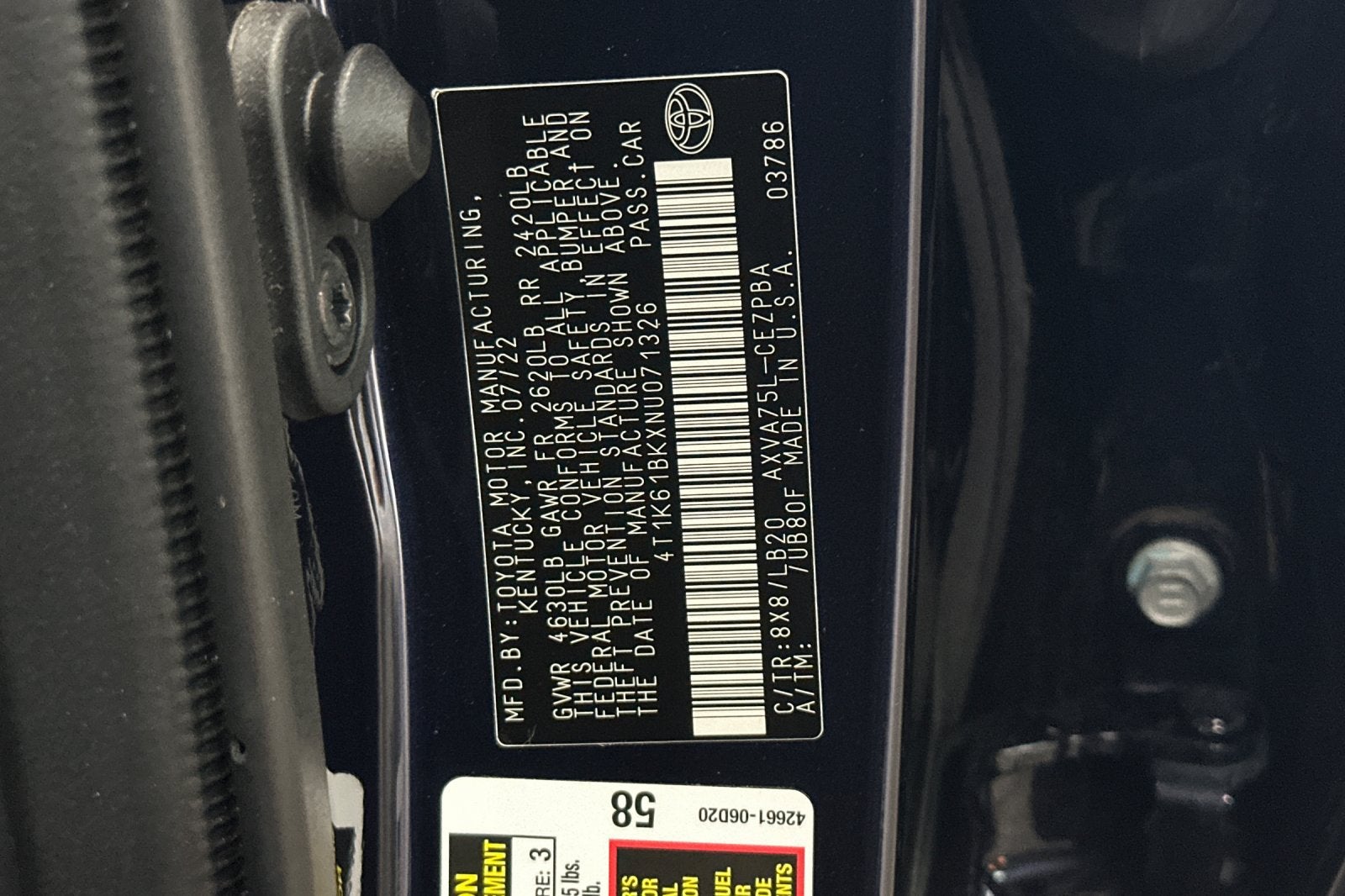 2022 Toyota Camry XSE