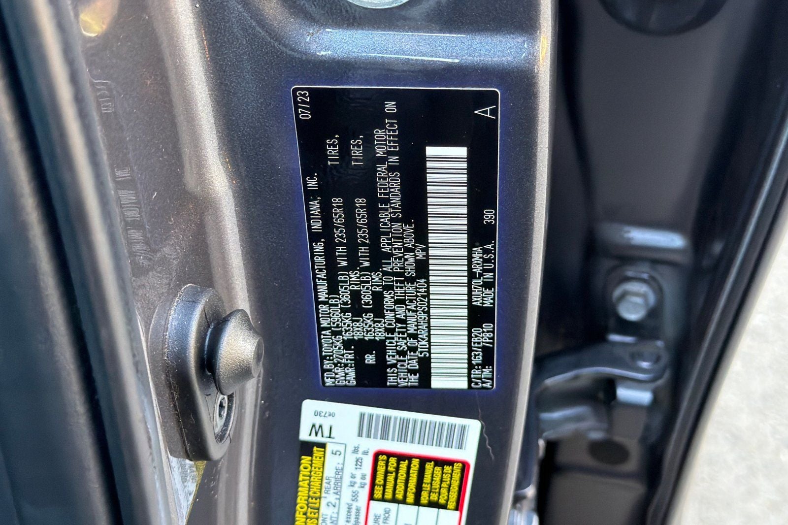 2023 Toyota Highlander Hybrid XLE