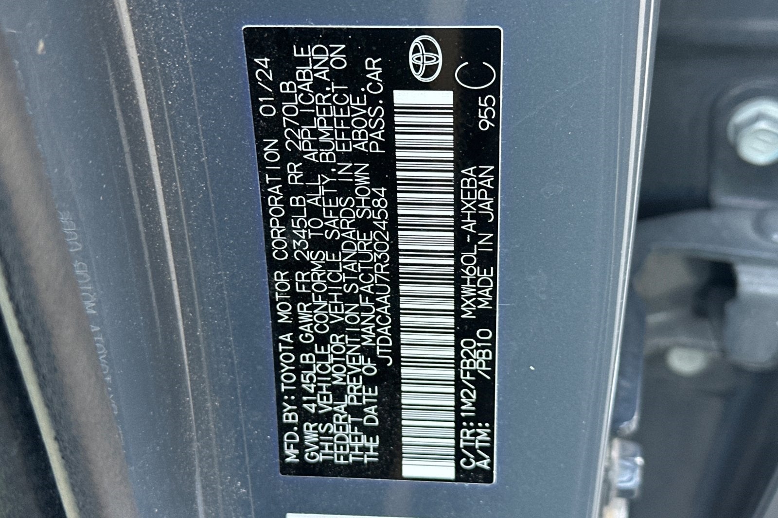 2024 Toyota Prius LE