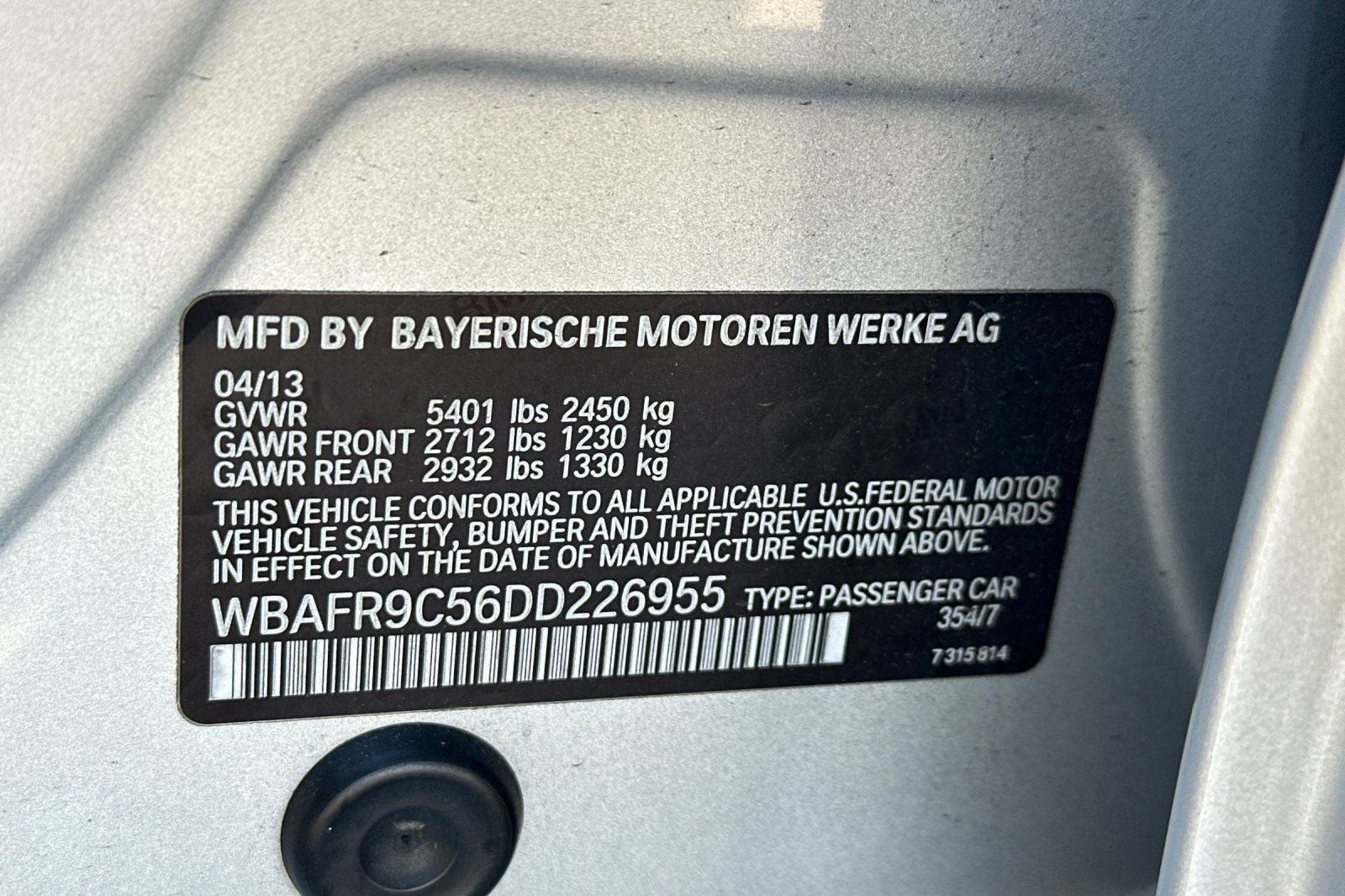 2013 BMW 5 Series 550i