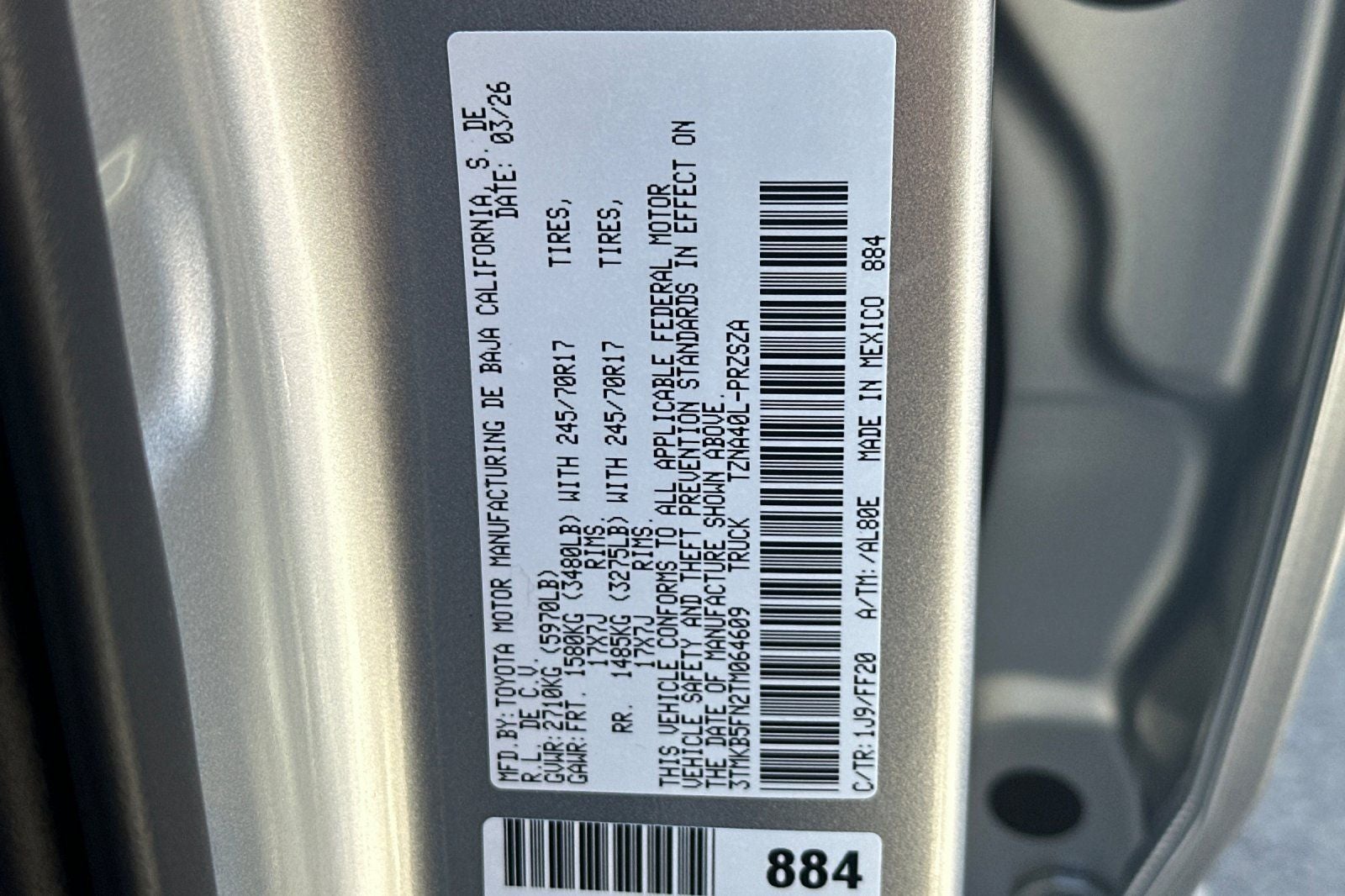 2026 Toyota Tacoma SR5