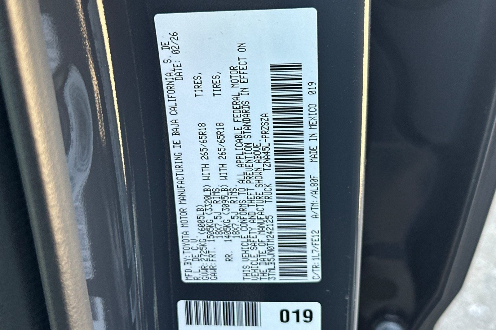 2026 Toyota Tacoma TRD Sport