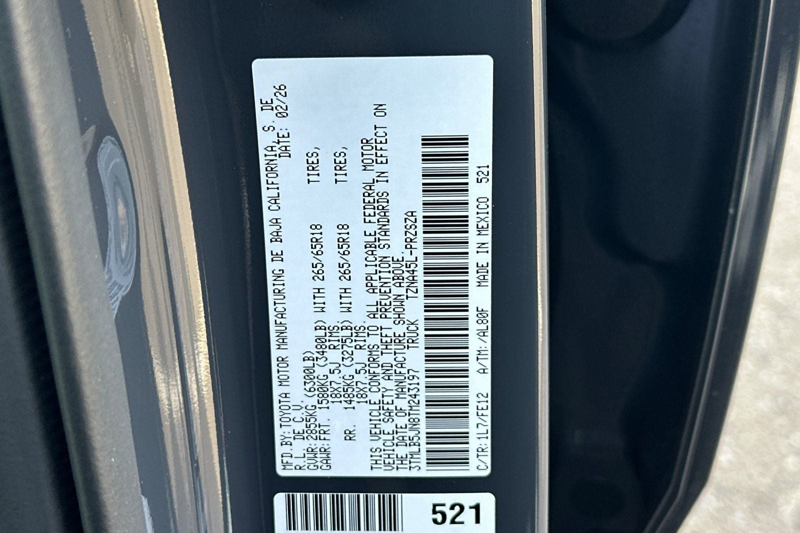 2026 Toyota Tacoma TRD Sport