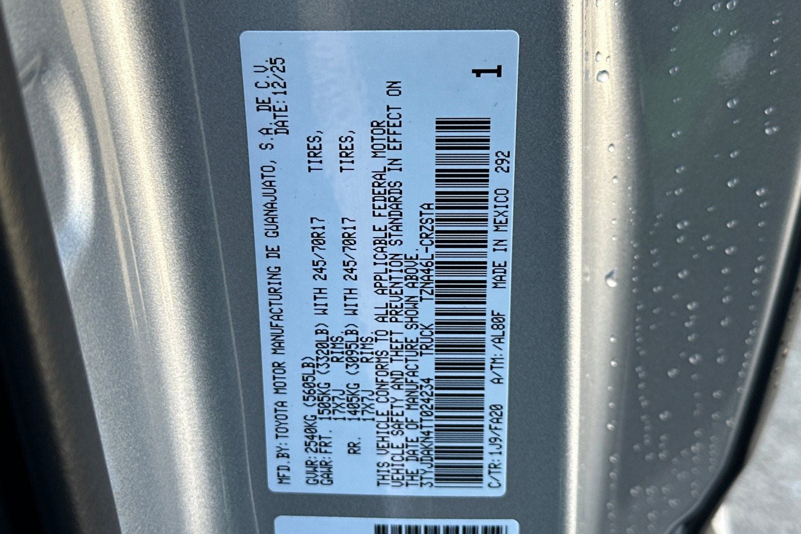 2026 Toyota Tacoma SR