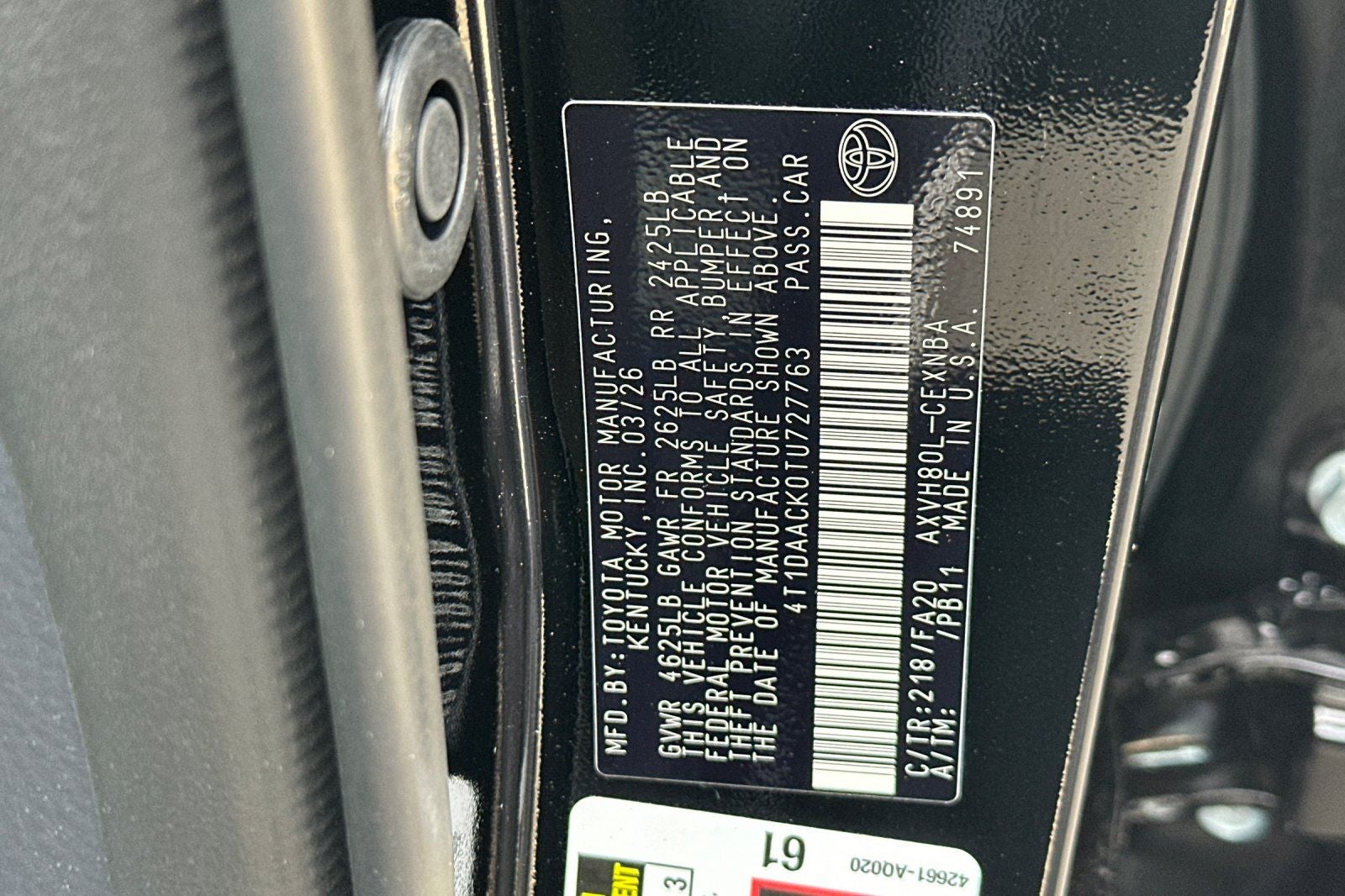 2026 Toyota Camry LE