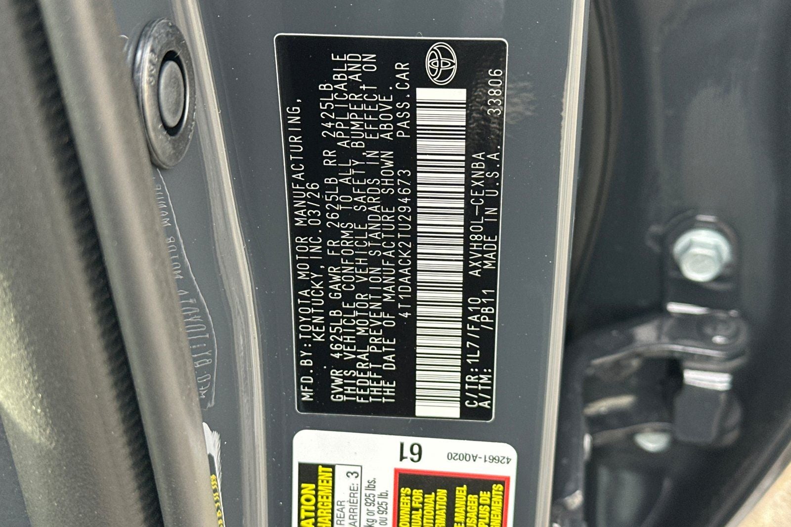 2026 Toyota Camry LE