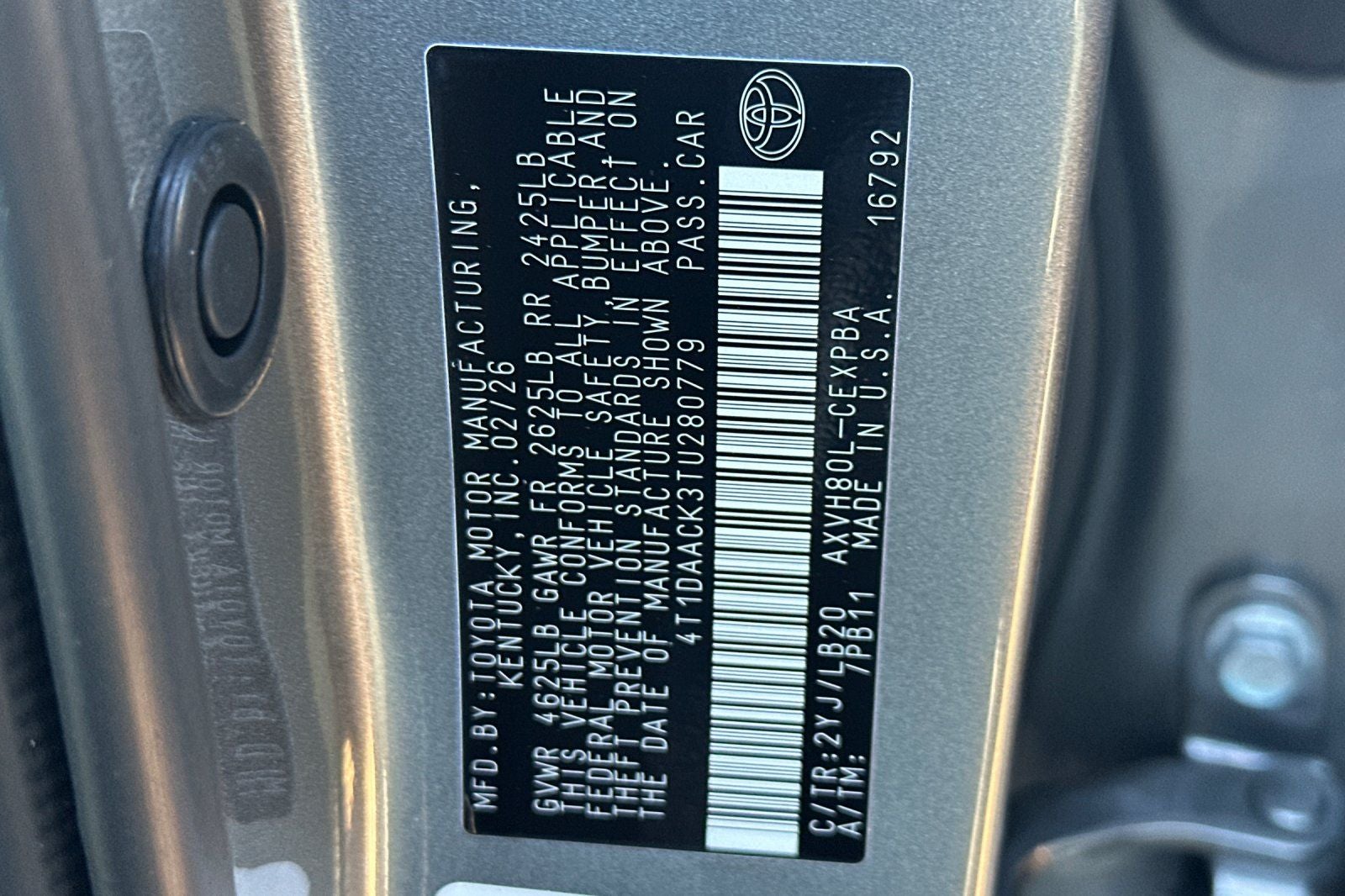 2026 Toyota Camry XSE