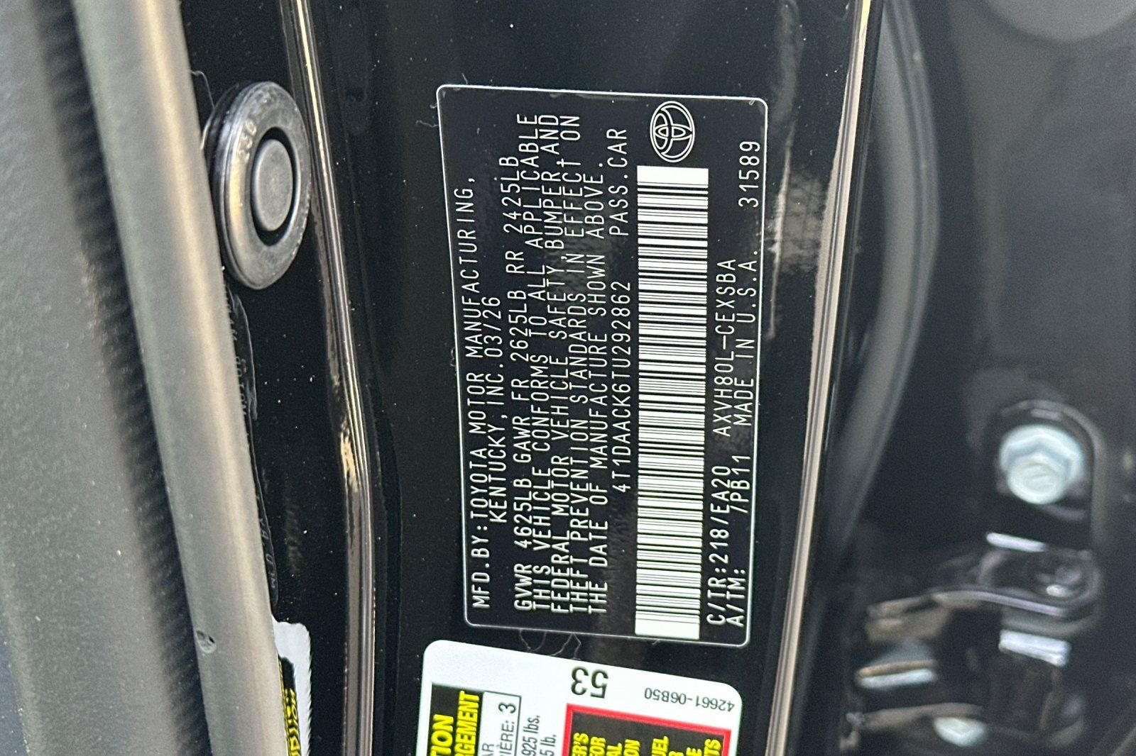 2026 Toyota Camry Nightshade