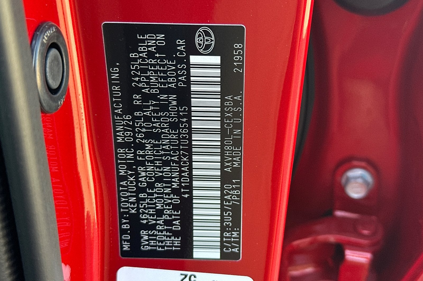 2026 Toyota Camry SE