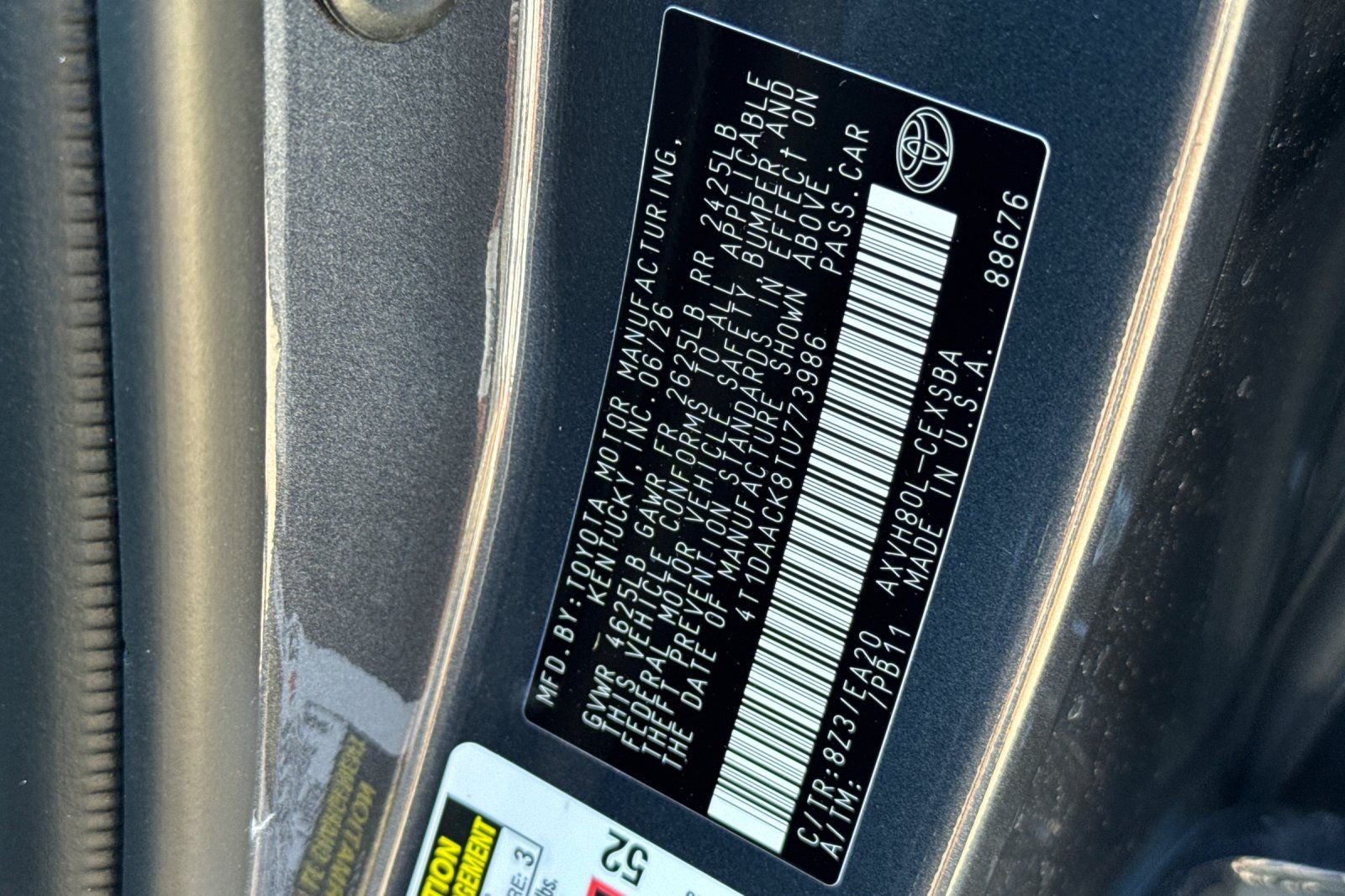 2026 Toyota Camry SE