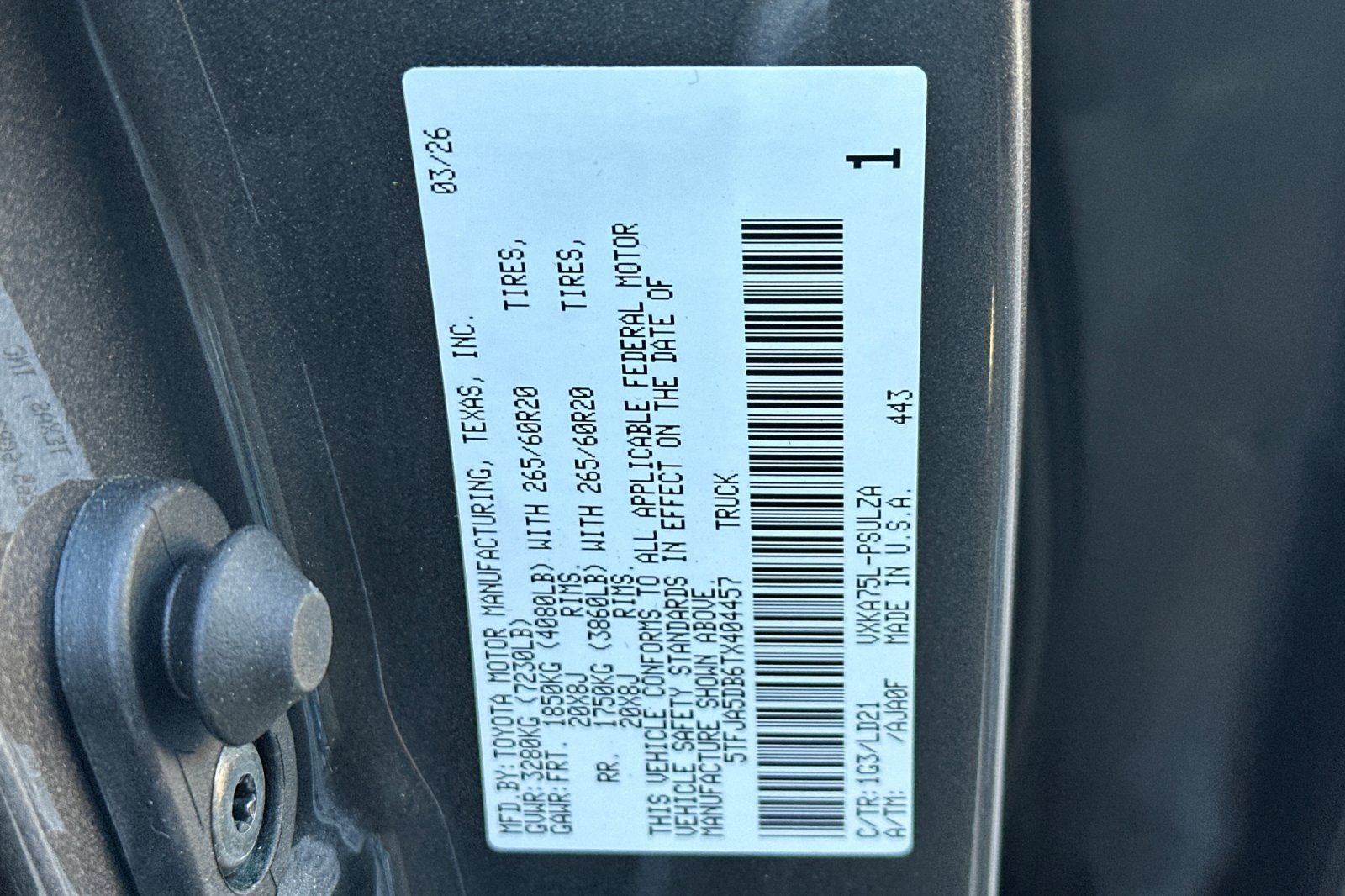 2026 Toyota Tundra Limited