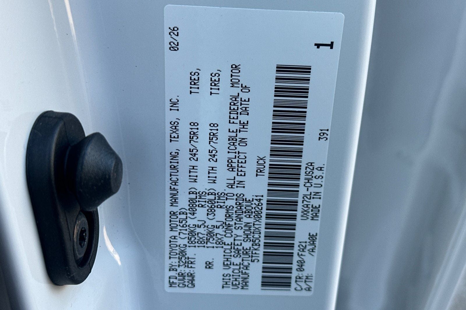 2026 Toyota Tundra SR