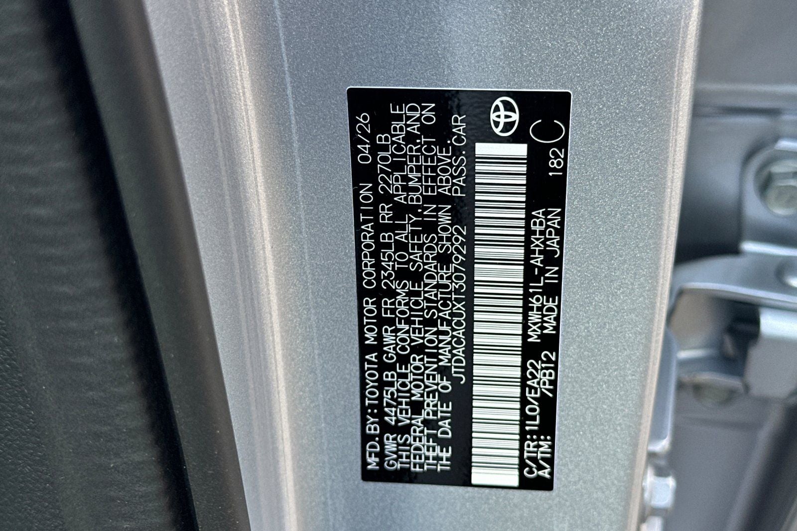 2026 Toyota Prius Plug-in Hybrid XSE Premium
