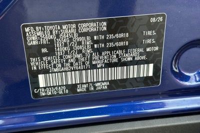 2027 Toyota bZ Woodland AWD (Natl)