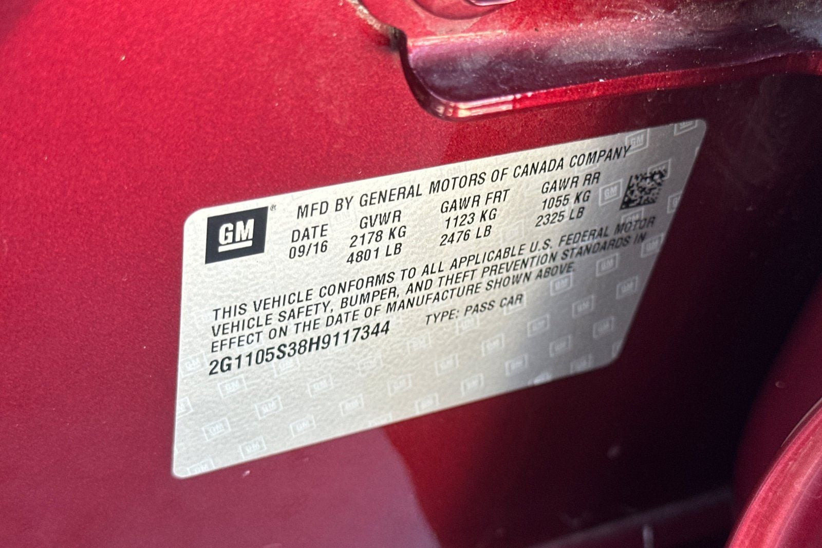 2017 Chevrolet Impala LT 1LT