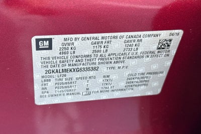 2016 GMC Terrain SLE-1