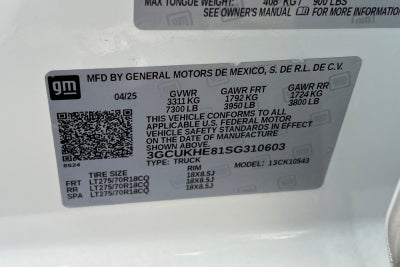 2025 Chevrolet Silverado 1500 ZR2