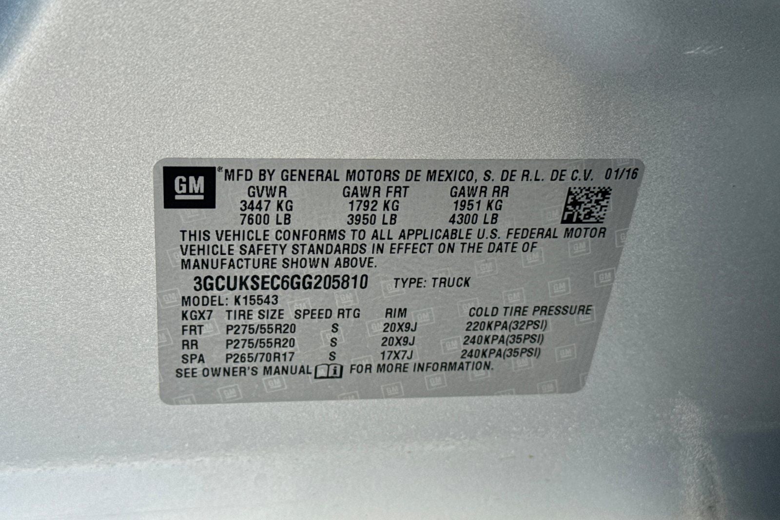 2016 Chevrolet Silverado 1500 LTZ 1LZ