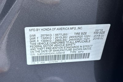 2019 Acura MDX 3.5L Technology Package SH-AWD