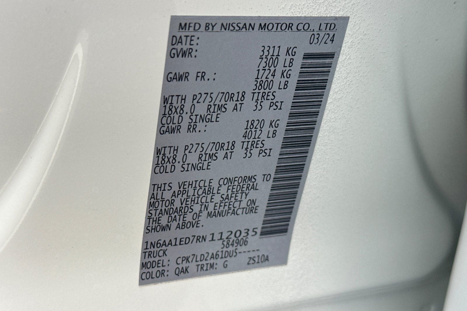 2024 Nissan Titan PRO-4X