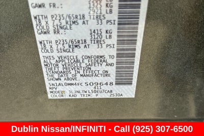 2015 INFINITI QX60 Base