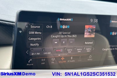2025 INFINITI QX60 Sensory