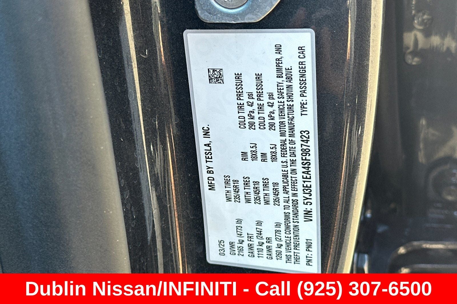 2025 Tesla Model 3 Long Range