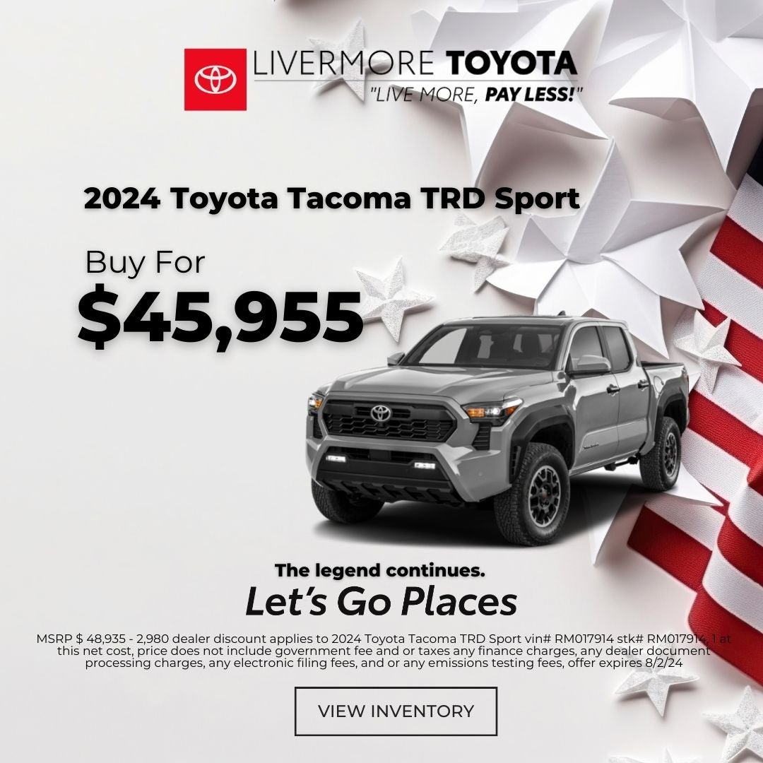 Toyota Dealership in Livermore CA | Seving Livermore and Pleasanton ...
