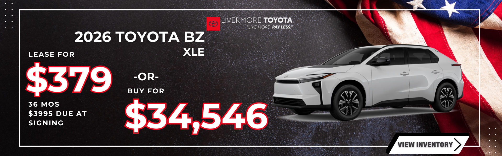 2026 Toyota BZ XLE