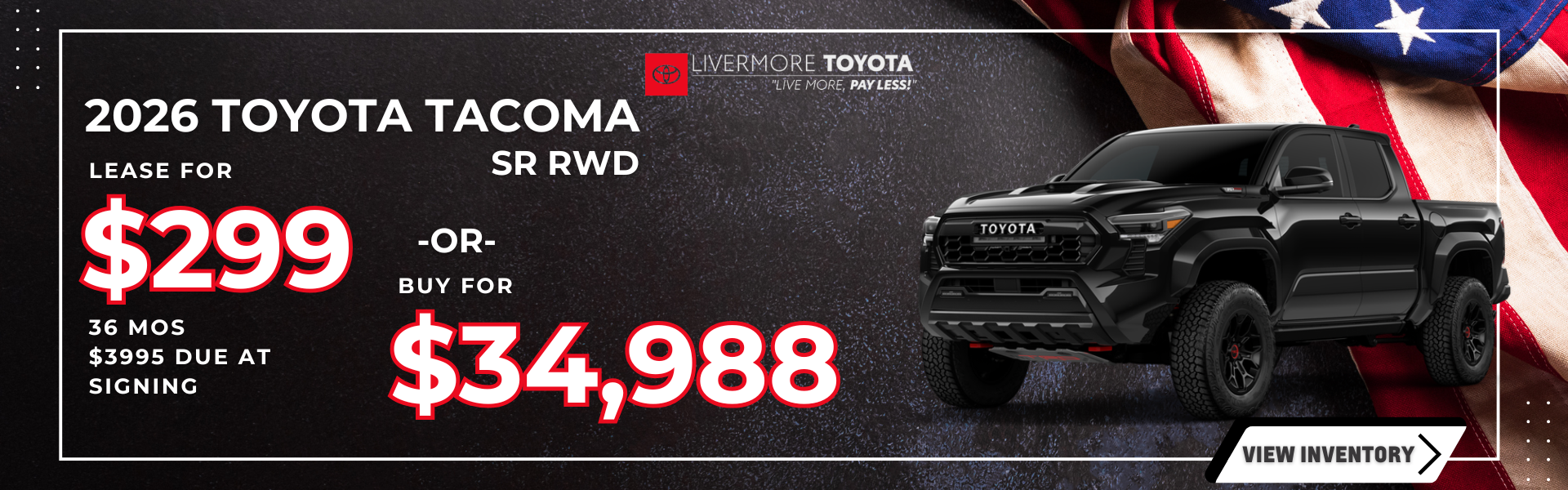 2026 Toyota Tacoma SR RWD